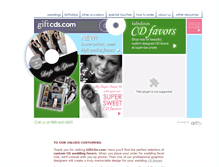 Tablet Screenshot of giftcds.com